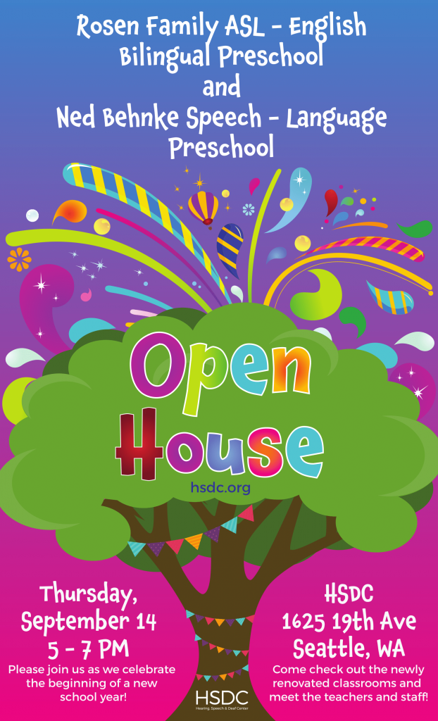 Daycare Open House Flyers