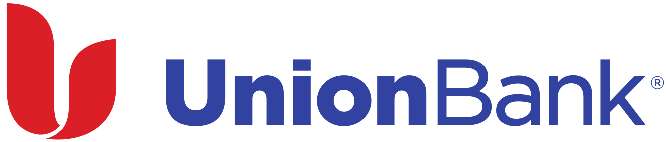 Union Bank logo. A stylized red U, follow by 