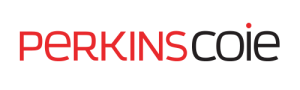 Perkins Coie logo. "Perkins" is red and "Coie" is black.