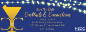 Cocktails & Connections 2019 - Save the Date Banner