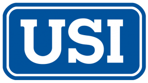 USI logo. A blue rectangle with rounded corners and a border of the same color separated by white space. The name is inside the rectangle in white.